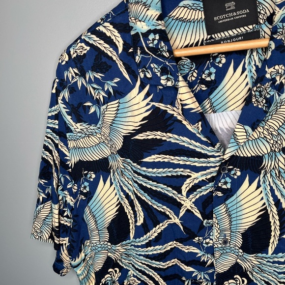 SOLD Scotch & Soda Amsterdam Couture Bonjour! Resort Shirt - Phoenix - Picture 5 of 11